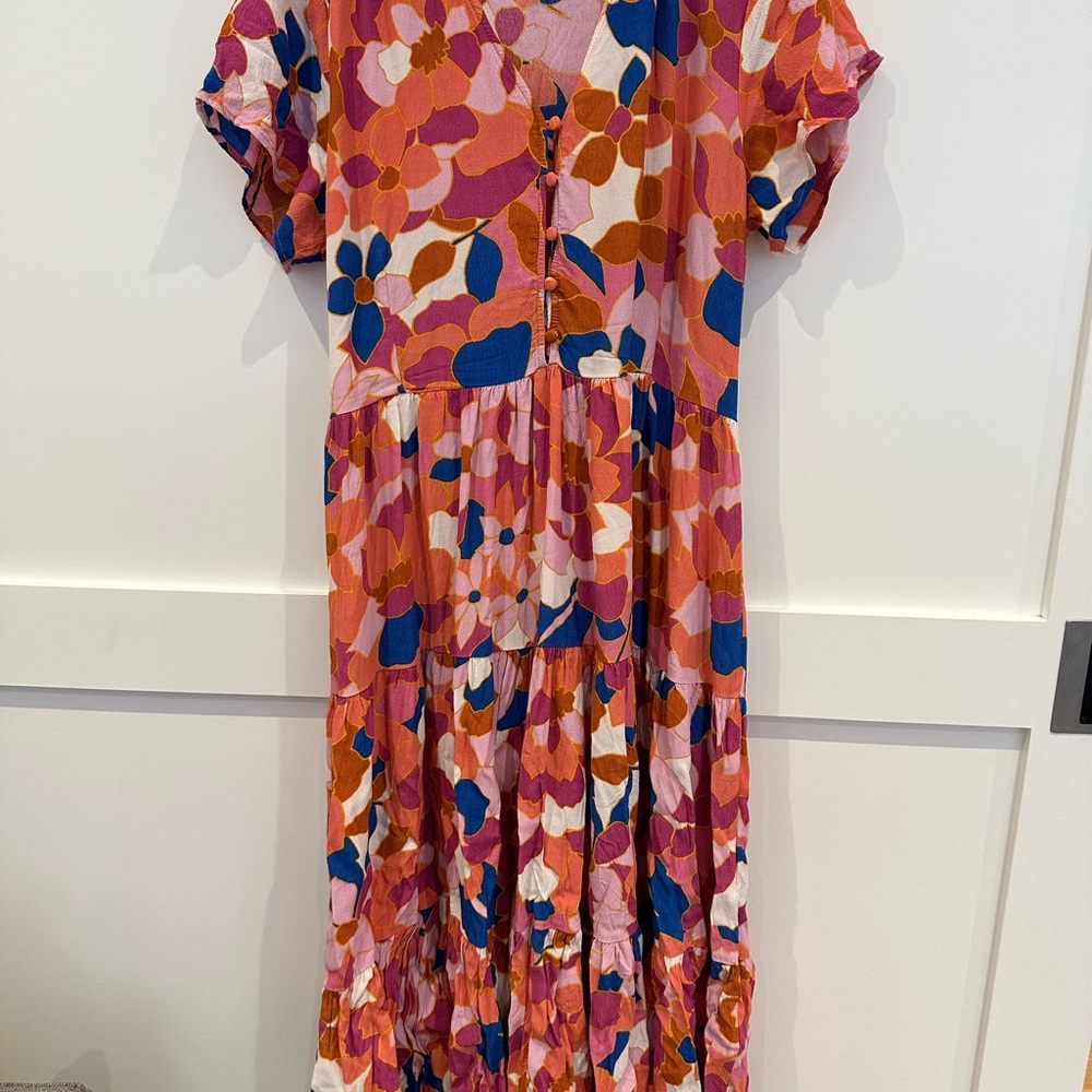 Mister Zimi Frankie Midi Dress in Mosaic - US 10 / AUS 14
